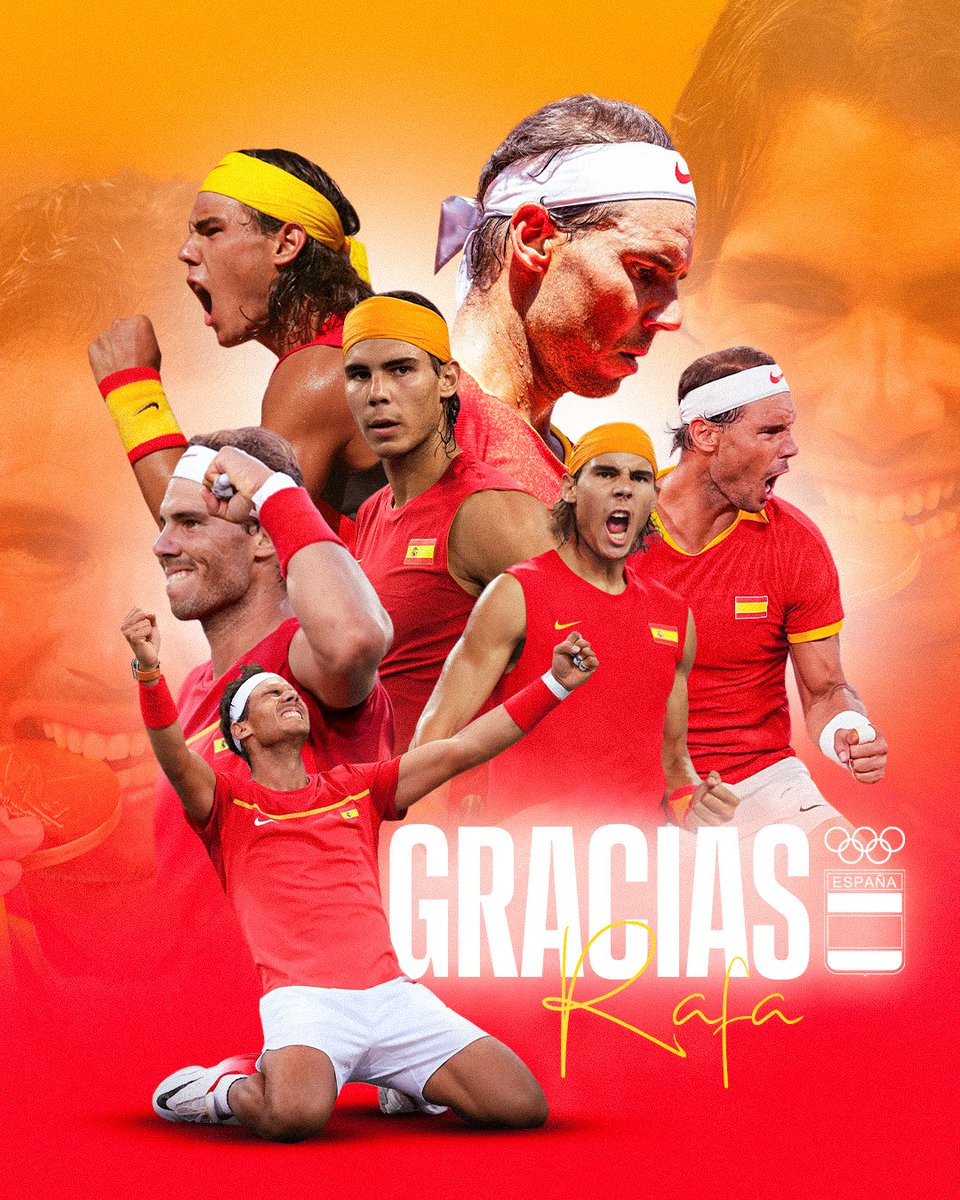 𝐆𝐑𝐀𝐂𝐈𝐀𝐒 𝐑𝐀𝐅𝐀 ❤️🎾

😊 Por todas las alegrías que nos has dado
❤️‍🔥 Por hacernos sentir cada punto
🧠 Por enseñarnos a no rendirse
🇪🇸 Por unir a todos los corazones de España en una sola pista

♾️ Por todo eso y mucho más... Gracias, <a href="/RafaelNadal/">Rafa Nadal</a>.