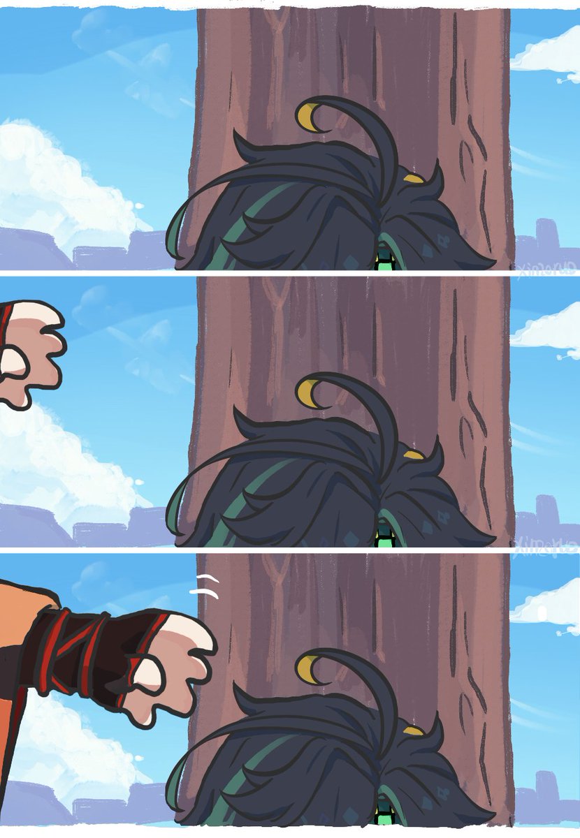 xinzoruo's tweet image. Same!
#Kazuha  #Kinich