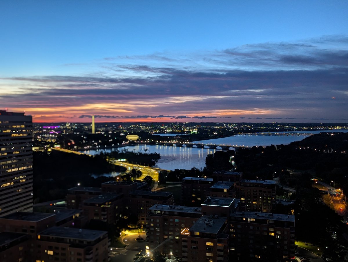 I have to work 5 days a month in the office. At least the office has a pretty nice view.