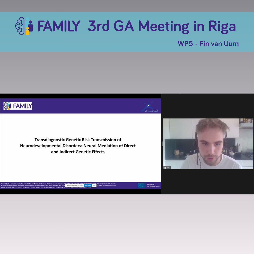 family_eu's tweet photo. Yenee Soh from @Harvard & Fin van Uum from @capp_erasmusmc gave us an update on #WorkPackage5, exploring how brain metrics relate to the intergenerational transmission of mental illness. Fascinating work! 🧠✨ https://t.co/zeVEJaE2Dl