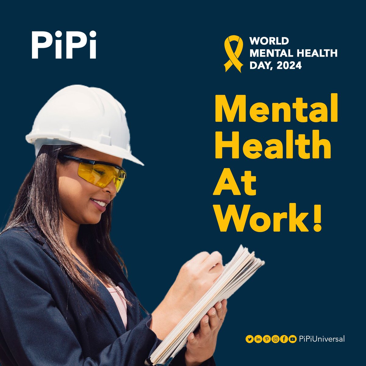 PiPiUniversal's tweet image. World Mental Health Day, 2024!

This is an opportunity for all us to work together to prioritise mental health at our workplaces!

#PiPi
#PiPiUniversal
#WorldMentalHealthDay 
#MentalHealthAtWork
#PeopleInspiringPeople