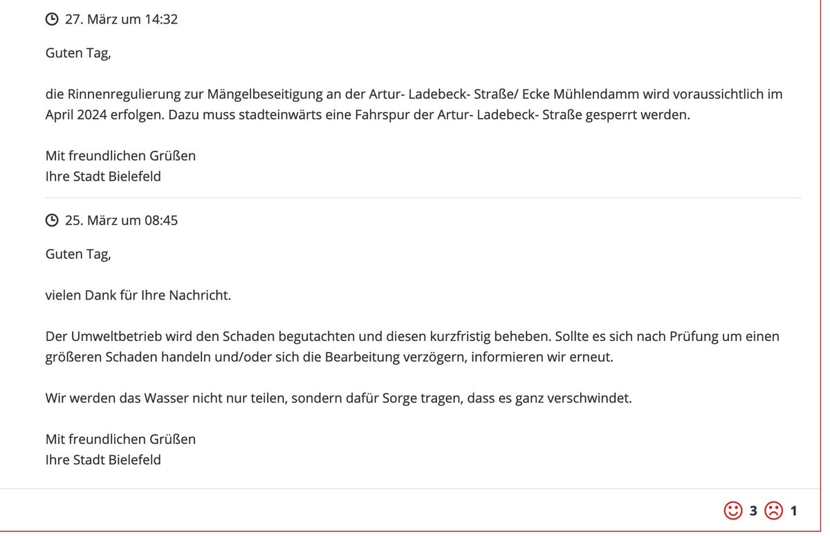 Bielefelds 1. Radfähre

Nachdem weder Moses noch die Verwaltung die Fluten am Mühlendamm teilen/ trockenlegen konnten, 
wurde von uns Bi 1. 🚲⛴️ eingerichtet.

🚴🚴‍♀️ können trockenen Fußes über den Mühlendamm schippern und ihre Fahrt in Richtung Innenstadt fortzusetzen.