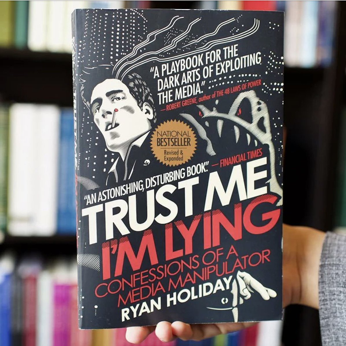 Trust Me, I’m Lying by Ryan Holiday reveals just how easily the news can be manipulated. It made me think – we need more authentic info online. 

If you’re interested in the power dynamics of media, Trust Me, I’m Lying is worth a read.