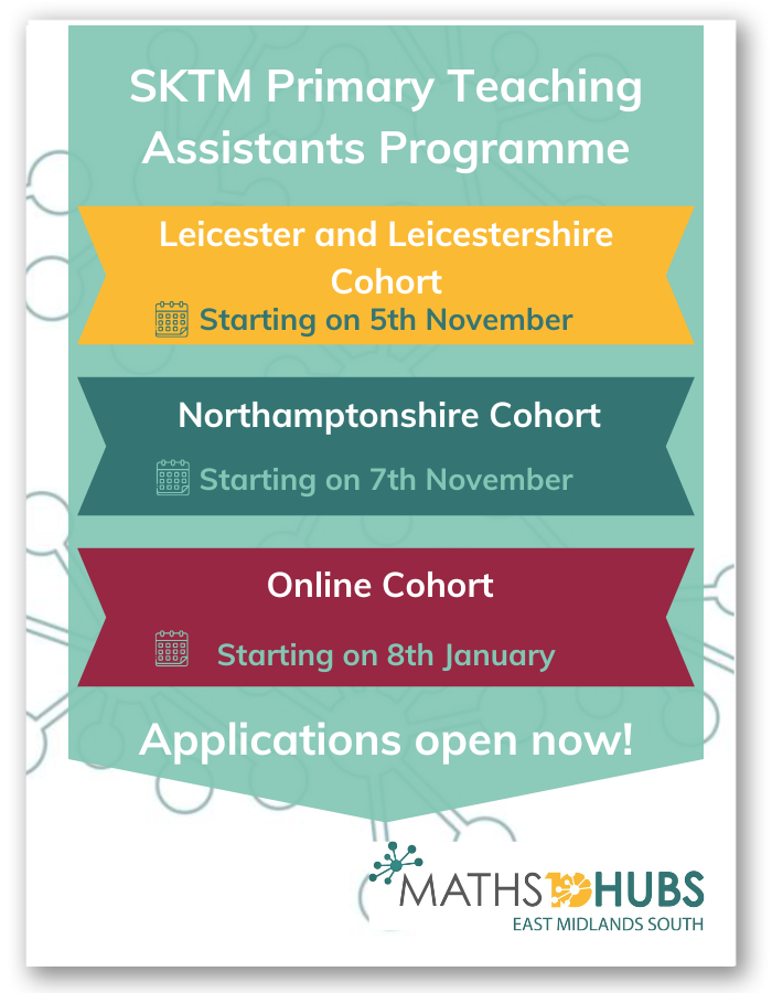 Exciting news! This year, we’re launching 3 cohorts of the SKTM Primary Teaching Assistants Programme. 🎉 Last year, 35 TAs joined us, and we’re aiming for even more in 2024/25.

Want to find out more... Visit our website 👇

bit.ly/3NlJqZC