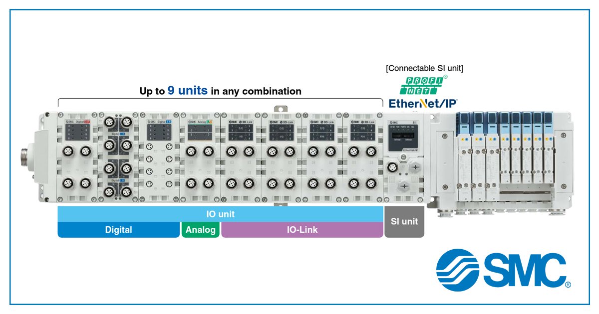 SMCCorporation's tweet image. The EX600 #SerialInterface offers a full suite of diagnostics and programmable parameters to meet the most stringent requirements. The EX600 offers excellent flexibility including #DigitalInput, #DigitalOutput. 

Check out more info ow.ly/4rH150TC312