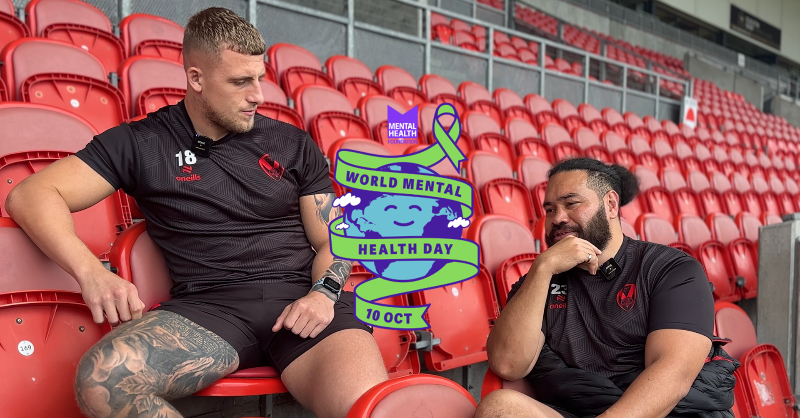 Saints1890's tweet photo. ❤️ The Saints are proud to support breaking down the stigmas surrounding mental health and encouraging open dialogue, today on #WorldMentalHealthAwarenessDay

@sthelenscouncil | #COYS
