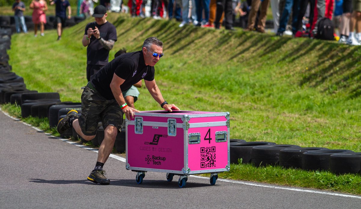 MartinAudioLtd's tweet photo. Just for fun on #WorldMentalHealthDay, here's our Director of Sales Bradley Watson, getting stuck into the flightcase racing at @BackupCharity's recent summer village fete fundraiser! 😁

If you need support, find out more: https://t.co/2LEvY92h3U https://t.co/twMWz0UYjY