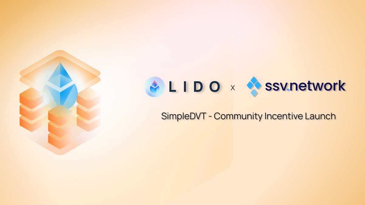 Celebrate the deployment of the Simple DVT Module with <a href="/ssv_network/">SSV Network</a> with the launch of their new community incentive program 🌐

Join the quest: app.galxe.com/quest/ssvnetwo…