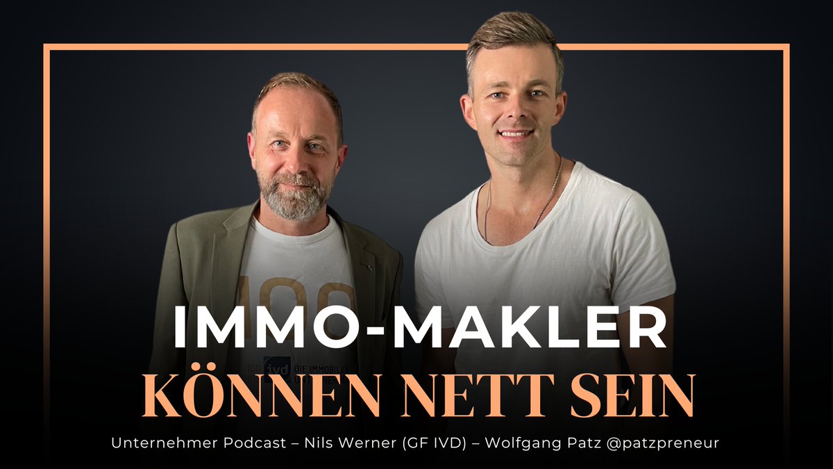 🎙️ Unser Geschäftsführer Nils Werner war bei Wolfgang Patz im Podcast "Patzpreneur" zu Gast. 

Reinhören lohnt sich! 😀

youtube.com/watch?v=CUDShC…