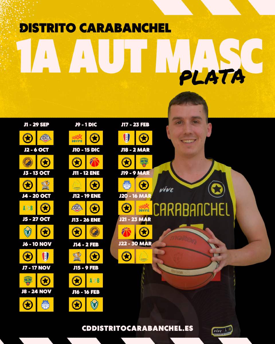 cd_carabanchel's tweet image. ¡Vamos con los calendarios de nuestros primeros equipos del Club! 🔥
El espejo donde mirarse para nuestros equipos de cantera. 👏
¡No te pierdas ningún partido! 📅