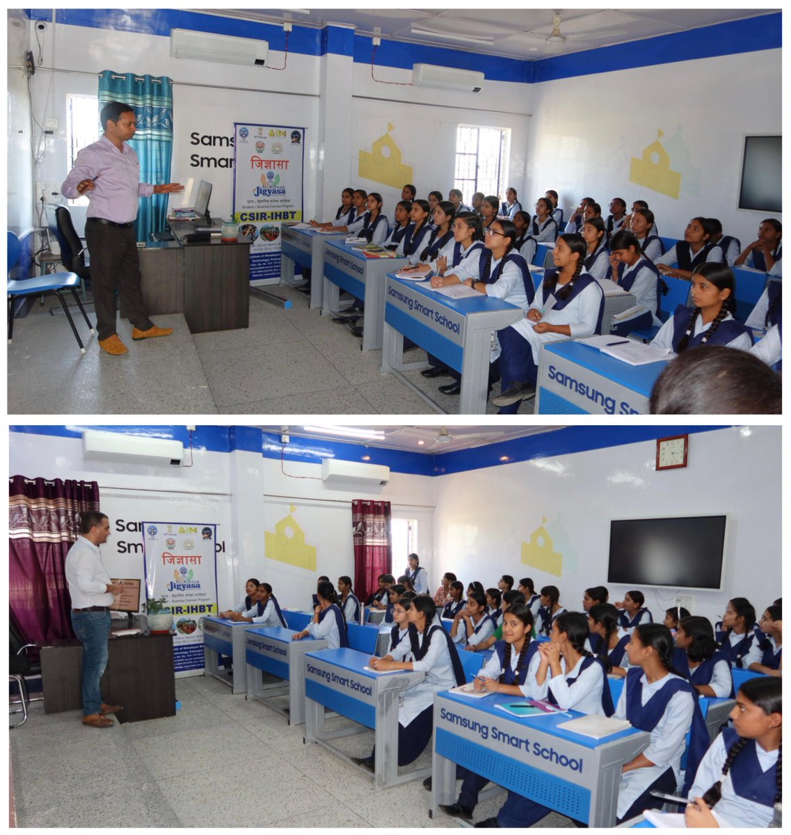 1/2
Under the CSIR-JIGYASA and Vigyan Jyoti Programme, an outreach activity was conducted at PM SHRI Jawahar Navodaya Vidyalaya Paprola, Dist. Kangra (HP) on 09.10.2024 wherein 195 students and teachers participated. Lectures were delivered by Institute