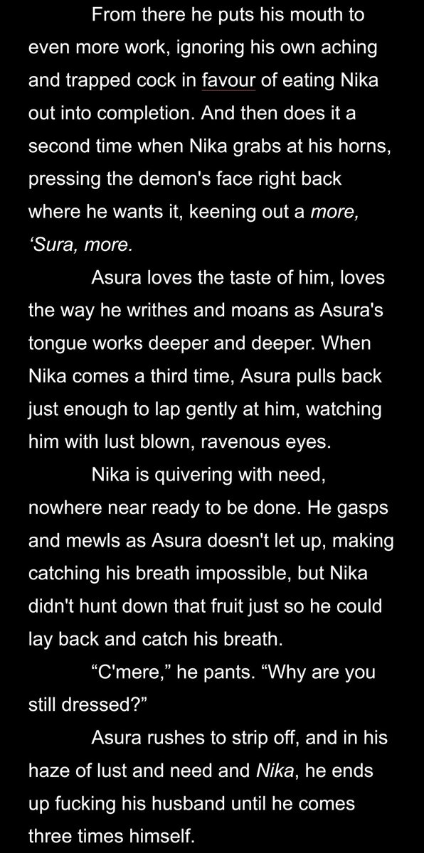 zorosjoyboy's tweet photo. Kinktober prompt: aphrodisiac 
Zolu gods au/asurka nsfw 
Oh they really be going at it 👀 
1/2 https://t.co/UI6AisjPEE
