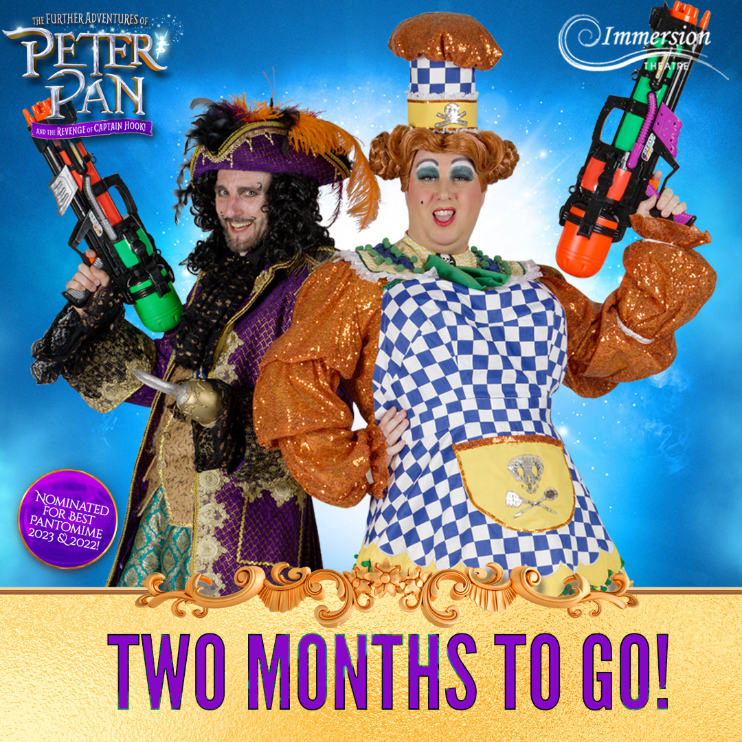 ✨The countdown begins✨

ONLY 2 MONTHS TO GO until we fly off to Neverland🧚  

Have you got your tickets yet? You don't want to miss out on an adventure of a life time with our biggest show yet! 🎭
  
7 - 29 Dec | harrowarts.com/pantomime