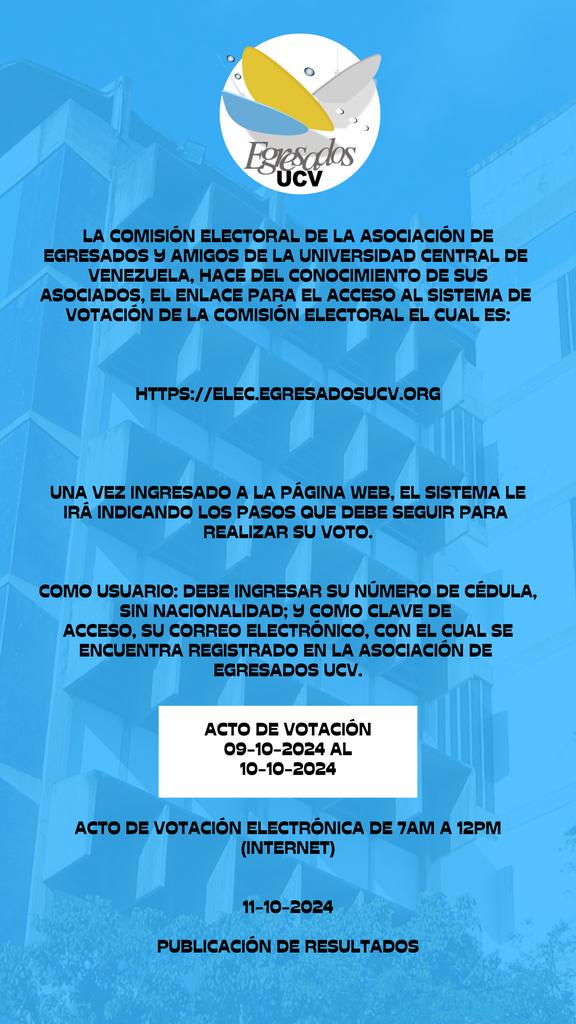 Egresados y Amigos #UCV (@eucv) on Twitter photo 