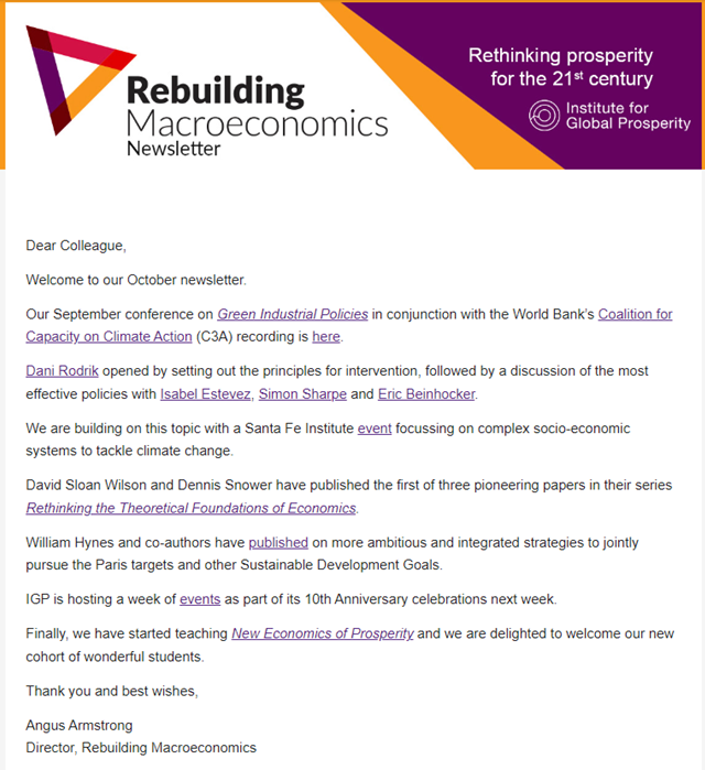 Rebuilding Macroeconomics (@rebuildmacro) on Twitter photo Our October newsletter is out 👇 with a recording of our GIP conference, event with <a href="/sfiscience/">Santa Fe Institute</a> next year, papers by <a href="/David_S_Wilson/">David Sloan Wilson</a>, <a href="/DJSnower/">Dennis Snower</a> and William Hynes, <a href="/glo_pro/">Institute for Global Prosperity</a>'s UK week events and teaching
Newsletter: mailchi.mp/8b35079fd32b/r…
Subscribe: rebuildingmacroeconomics.ac.uk/newsletter Our October newsletter is out 👇 with a recording of our GIP conference, event with <a href="/sfiscience/">Santa Fe Institute</a> next year, papers by <a href="/David_S_Wilson/">David Sloan Wilson</a>, <a href="/DJSnower/">Dennis Snower</a> and William Hynes, <a href="/glo_pro/">Institute for Global Prosperity</a>'s UK week events and teaching
Newsletter: mailchi.mp/8b35079fd32b/r…
Subscribe: rebuildingmacroeconomics.ac.uk/newsletter