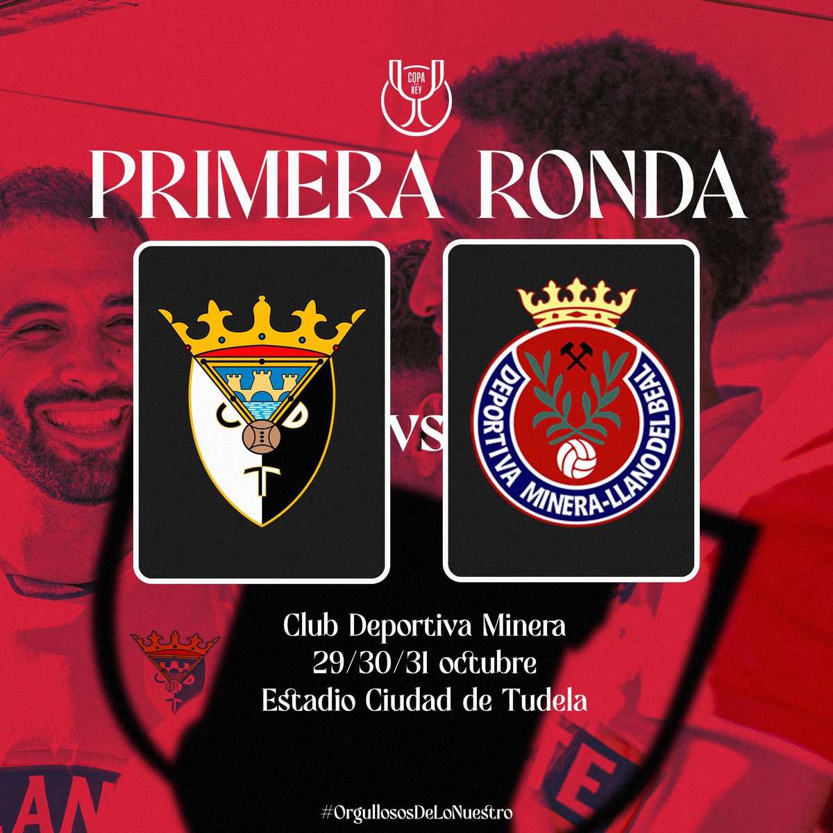 🏆 𝘾𝙊𝙋𝘼 𝘿𝙀𝙇 𝙍𝙀𝙔

😏 Nos enfrentaremos al Club Deportiva Minera en primera ronda de Copa del Rey.