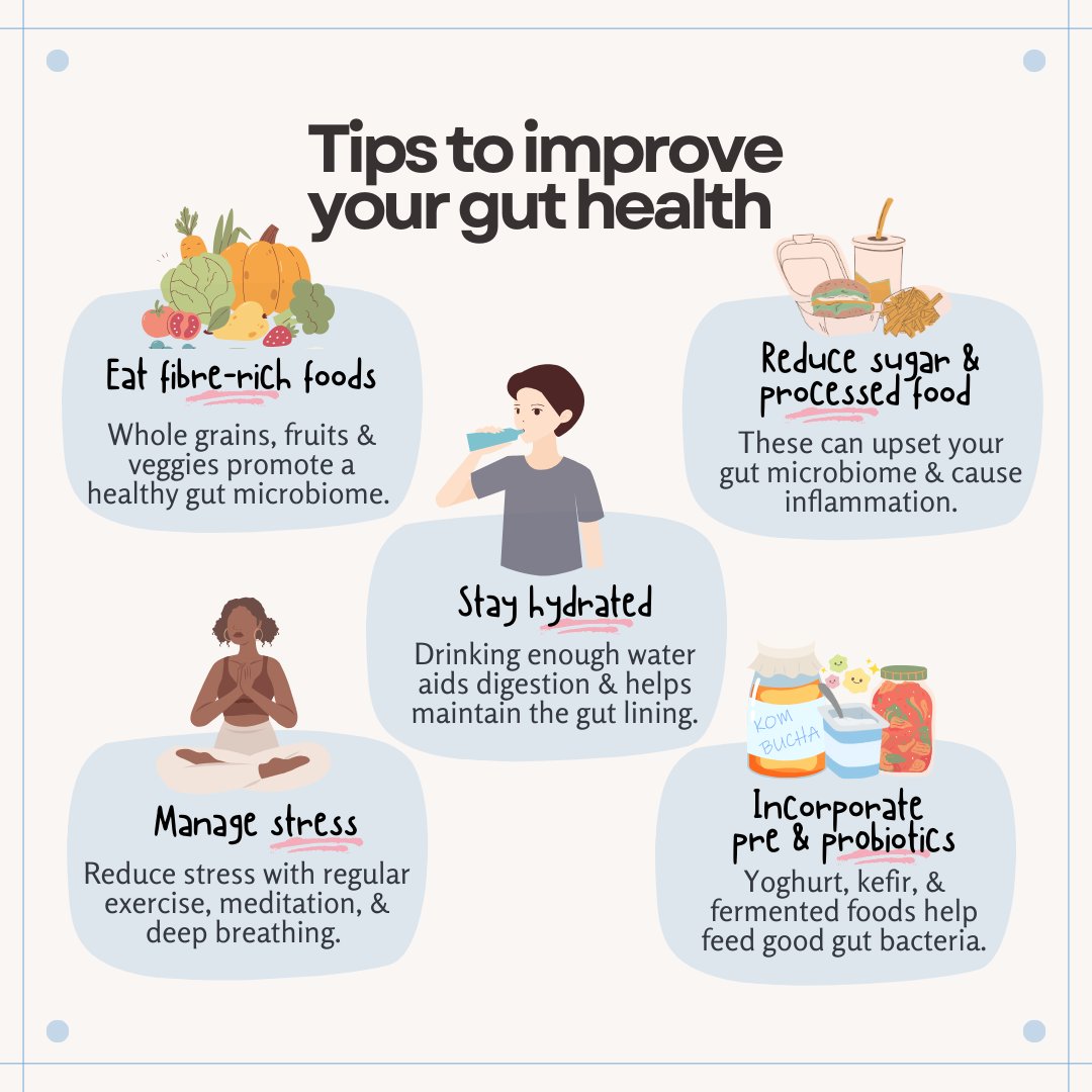 Nourish your Gut, Nurture your Mind.🌱🧠 Your gut is more than just a digestive system—it’s your “second brain,” influencing everything from your mood to memory.  

#NationalNutritionWeek #GutHealth #BrainHealth #HealthyLiving #NutritionTips #MindAndBody #Wellness