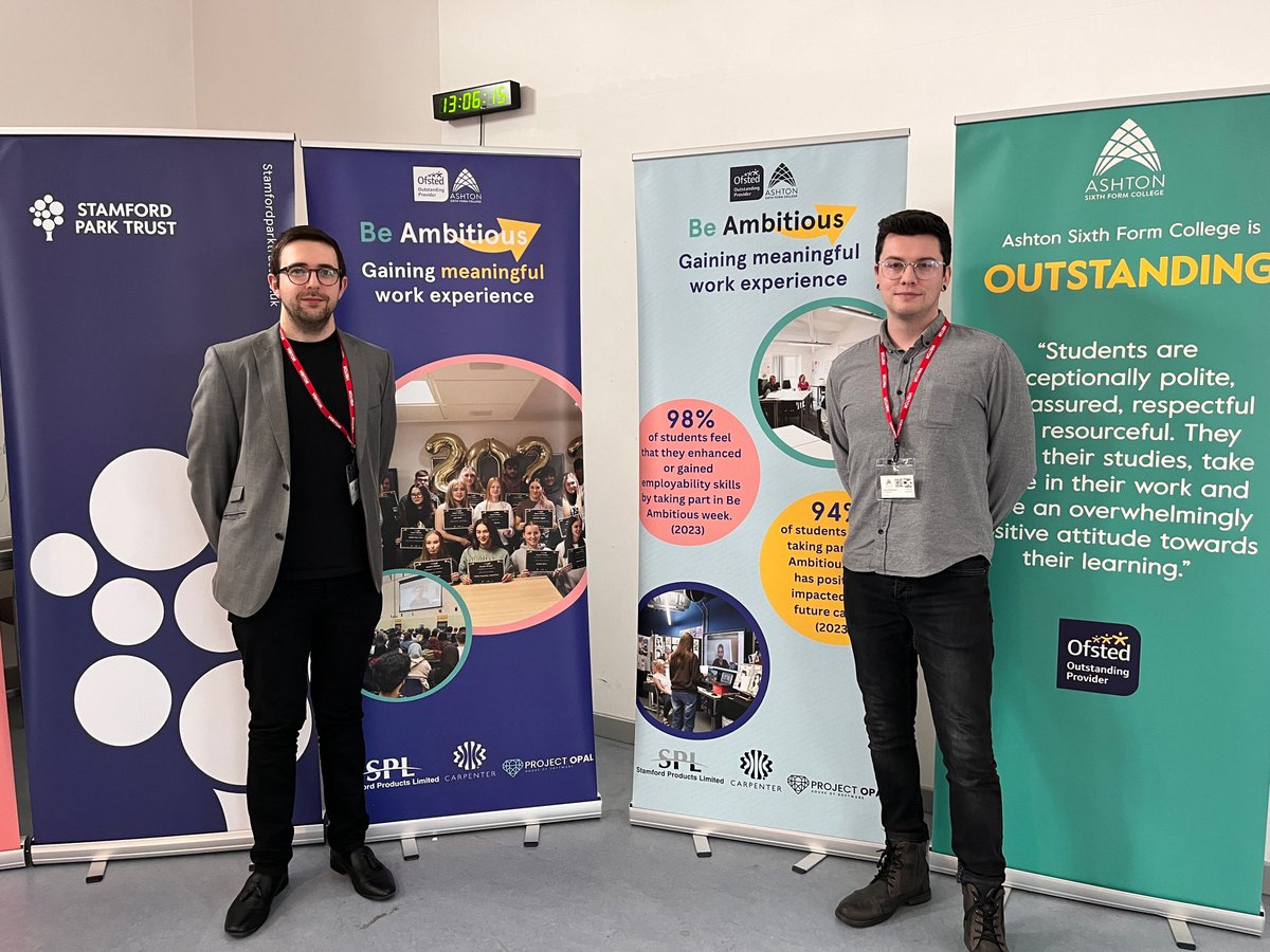 ProjectOpalLtd's tweet image. A huge thank you to Ashton Sixth Form College for inviting us to the Be Ambitious awards last night. It was amazing to see the students&apos; hard work recognized and to connect with other local businesses supporting the college as industry mentors. 

#ProjectOpal #AshtonSixthForm