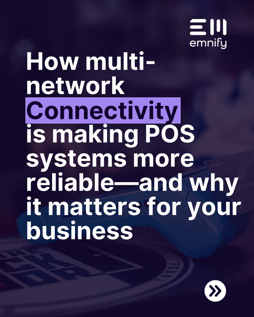 Imagine never worrying about downtime again. With multi-network POS systems, you get reliable, always-on connectivity that keeps sales flowing and customers happy—even in the busiest environments. hubs.ly/Q02SWlGC0 #IoT #POSsystems #MultiNetwork #ReliableConnectivity