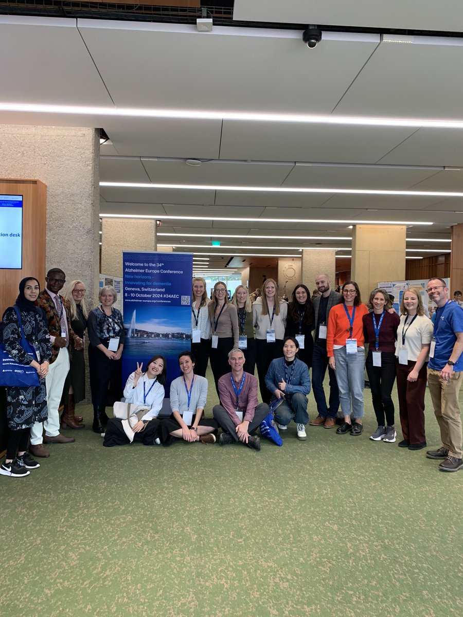 GongLin_edu's tweet image. Happy to attend the #AlzheimerEurope conference and reunion with my dear #DemComm fellows! It’s inspiring to see so many brilliant researchers gathered, covering a wide range of important topics in dementia research.
#DementiaResearch
#34AEC