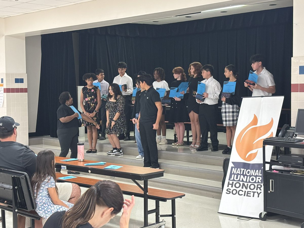 Congrats to our new National Junior Honors Society members!