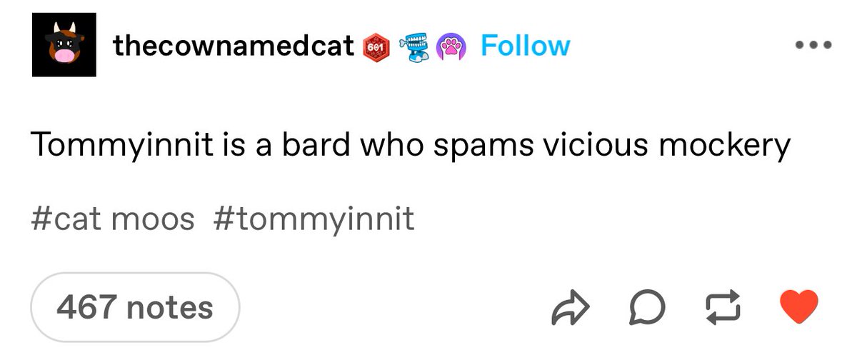 SoullesKat's tweet photo. as someone currently reliving their insane dnd phase as an inniter I have never loved a single post more https://t.co/LiVNDbKP7i