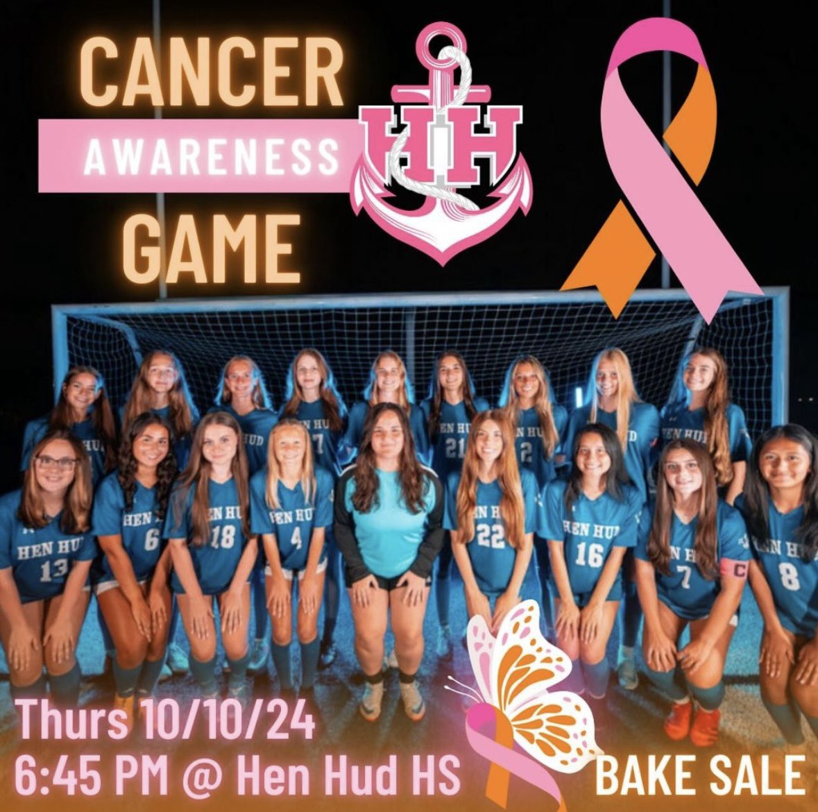🚨 GAME DAY🚨

📍 Hendrick Hudson
🆚 Edgemont
⏰ 6:45 PM

Bigger than the game itself - please join us in our fight against cancer! Items and baked goods will be sold to support one of our fellow Sailors and her family! 

🧡🩷⚓️

<a href="/mdmgreiner/">Meg Greiner, MS, ATC ⚓️</a> @mrsscollinshhhs