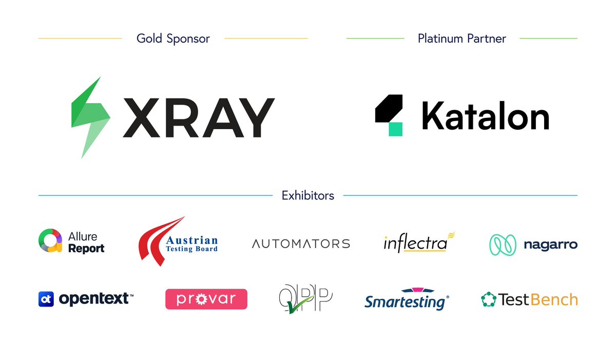 A massive thank you to our amazing sponsors and exhibitors at #AutomationSTAR 2024! 🙌 Your support helps make this event unforgettable, and we’re so grateful for your commitment to the test automation community. 🌟