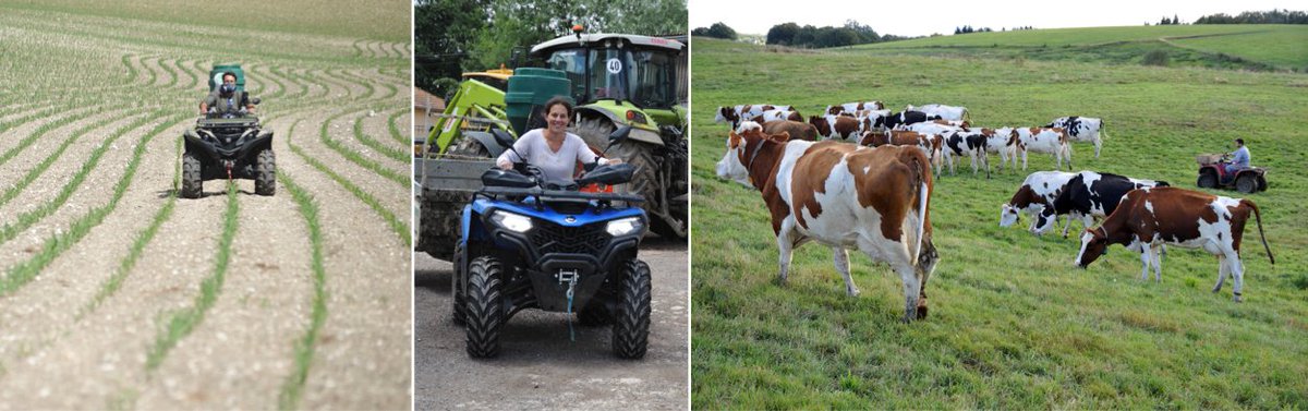 Frederic_Pigot's tweet photo. #agriculture : Quand le #quad s’invite à la ferme… Son poids lui permet de passer là où le tracteur s’enlise, mais ce n’est pas son seul atout. #Reportage dans le #Loiret, le #Cher et la #Marne pour un dossier de six pages à découvrir dans le n°111 de @TerrenetFR  Le Magazine. https://t.co/isjGqXTHtD