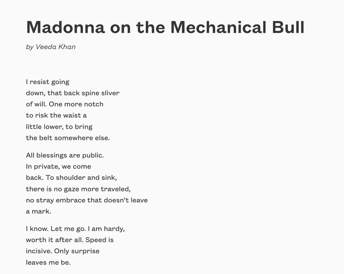 veedaveedaveeda's tweet photo. So so so excited to share that I was the winner of the 2024 Enid Dame Memorial Poetry Prize and that my poem is now up on @POETSorg! https://t.co/0kNNkcAKTB https://t.co/fBUQjCdp55