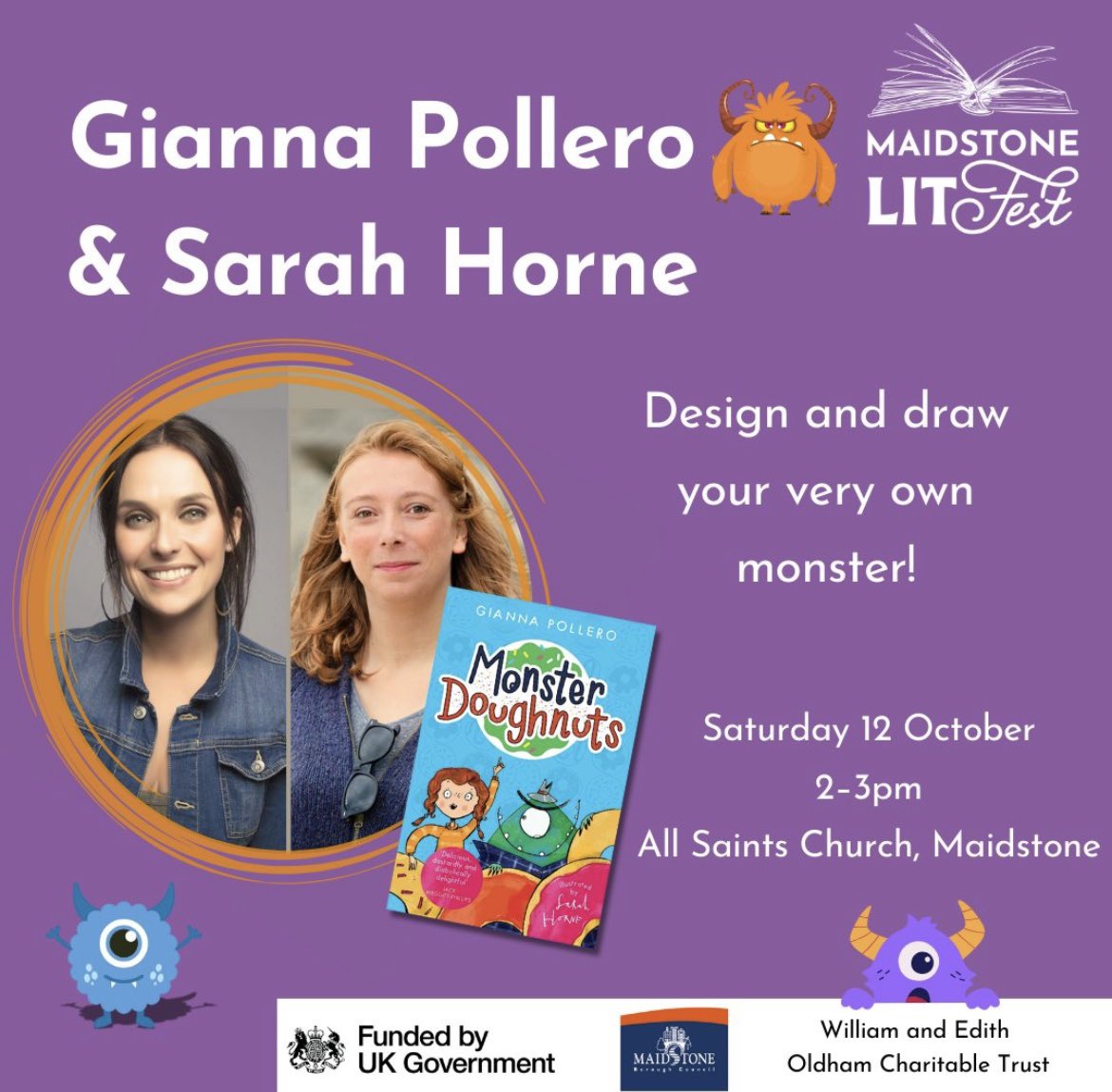 Gianna Pollero (@giannapp) on Twitter photo Tickets are FREE and there’s a draw-along with <a href="/sarahhorne9/">Sarah Horne</a>! What more do you need to know?!
This Saturday (12 October) from 2-3pm at All Saints Church, Maidstone. Tickets are FREE and there’s a draw-along with <a href="/sarahhorne9/">Sarah Horne</a>! What more do you need to know?!
This Saturday (12 October) from 2-3pm at All Saints Church, Maidstone.