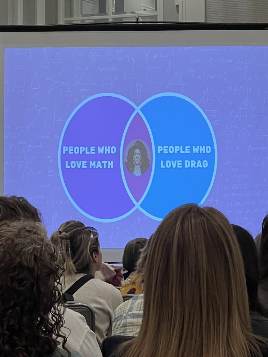 jreulbach's tweet image. Loving the brilliant and insightful words of @onlinekyne at #octm #octmconnects
“What I love about math is that it is not what you look like or dress like, it’s about what is in your head.” 💕