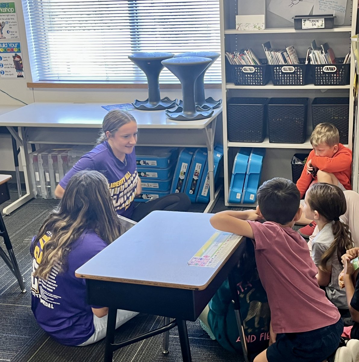 Library_LHHS's tweet photo. More fun with @softball_lhhs and PantherTales! https://t.co/KFrmx5hwGW