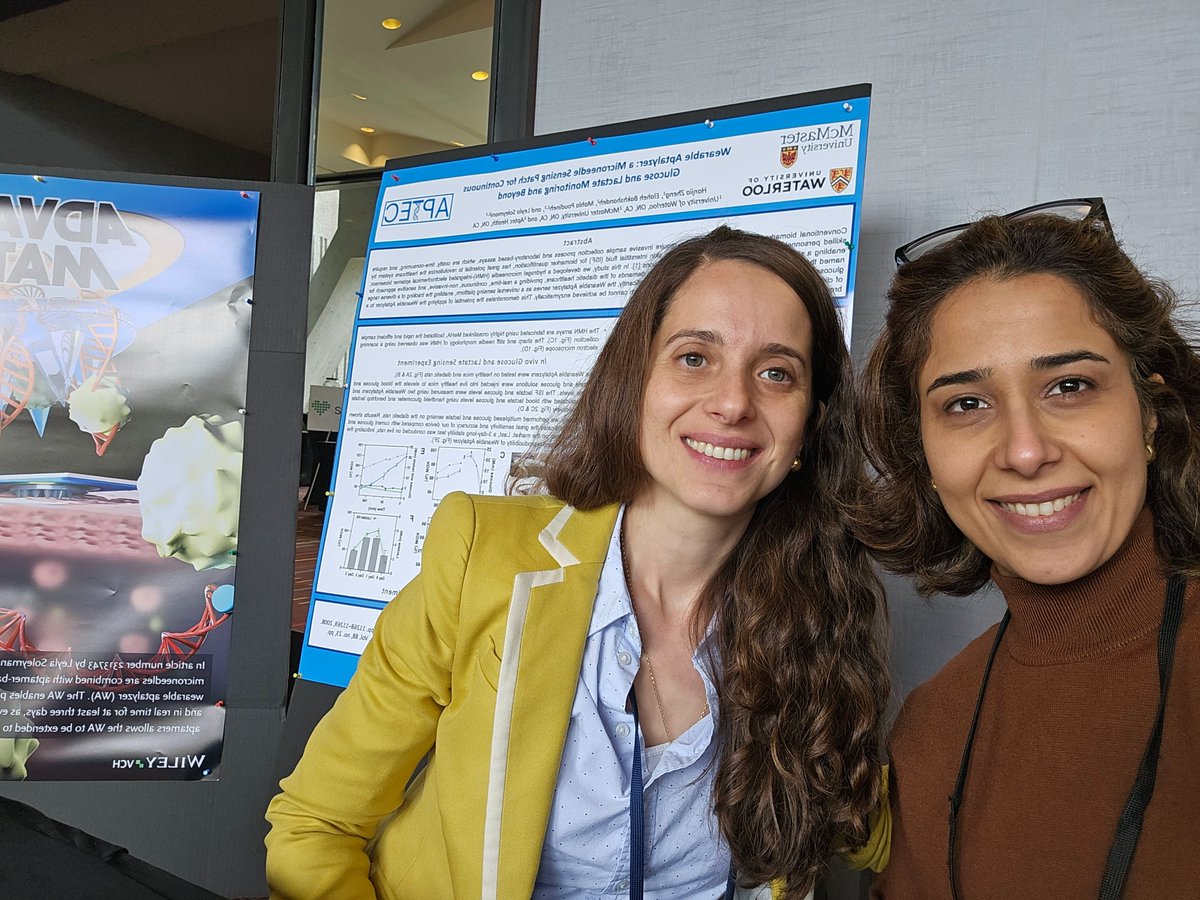 Leyla Soleymani (@soleymanilab) on Twitter photo Great to be <a href="/ACTAEC/">Accelerating Clinical Trials Canada</a> with <a href="/Mahla_Poudineh/">Mahla Poudineh</a> representing Wearable Aptalyzer from #Aptechealth and all the clinical possibilities in analyzing biomarkers in real time. Great to be <a href="/ACTAEC/">Accelerating Clinical Trials Canada</a> with <a href="/Mahla_Poudineh/">Mahla Poudineh</a> representing Wearable Aptalyzer from #Aptechealth and all the clinical possibilities in analyzing biomarkers in real time.