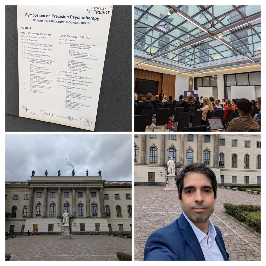 joseph_kambeitz's tweet image. Great day in Berlin at the PREACT Symposium discussing precision approaches with Ulrike Lücken, @_HenrikWalter, @clbockting, @mpwpaulus, @NilsRWinter and many others!