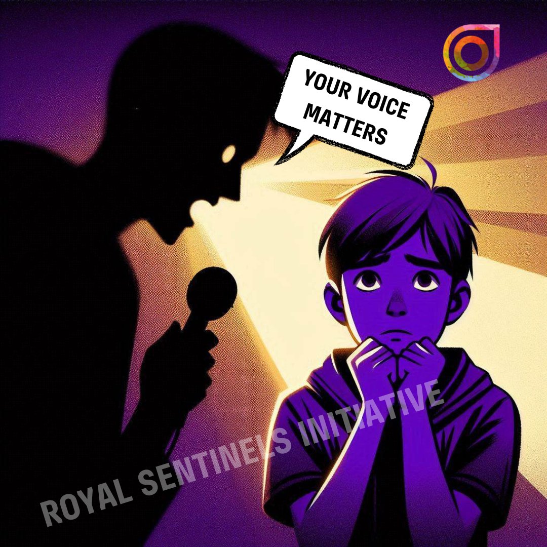 Boys face abuse too, but their trauma is often ignored. It's time to normalize conversations around their struggles. 
Learn more here: rsentinelsinit.wixsite.com/royalsentinels…

#breakthesilence #supportboys