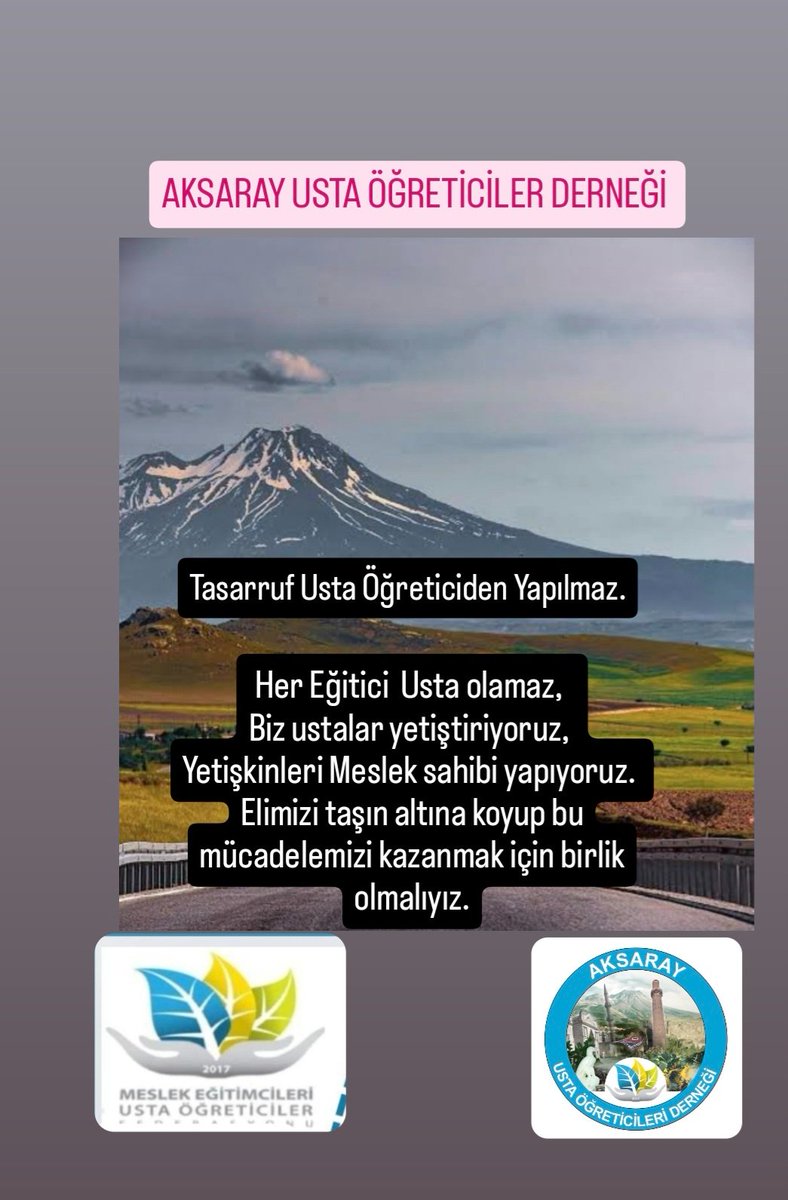 #UstaöğreticilerSusmayacak
HAYAT BOYU
<a href="/RTErdogan/">Recep Tayyip Erdoğan</a> 
<a href="/Yusuf__Tekin/">Yusuf Tekin</a> 
<a href="/mebhbogm/">MEB Hayat Boyu Öğrenme Genel Müdürlüğü</a> 
<a href="/TBMMresmi/">TBMM</a> 
<a href="/TBMMGenelKurulu/">TBMM Genel Kurulu</a> 
<a href="/cengizmete/">Cengiz Mete</a> 
<a href="/CelileErenOKTEN/">Celile Eren ÖKTEN</a> 
<a href="/tcbestepe/">T.C. Cumhurbaşkanlığı</a> 
<a href="/cbsbb/">T.C. Cumhurbaşkanlığı Strateji ve Bütçe Başkanlığı</a>
<a href="/MeclisinSesi6/">Meclisin sesi 🏛️</a>