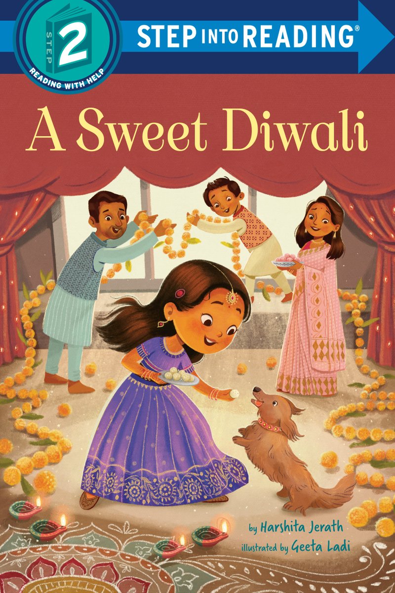 #educators #Librarians
I’m giving away 5 signed copies of a Step into Reading books of ‘A SWEET DIWALI’.  RT for reach.

To be eligible for the giveaway join the email list! rb.gy/2edhk7 (US only) 

Deadline: Sunday OCT 13 at 12pm MST
Winners randomly selected.