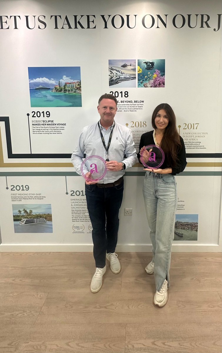 LOTUS (@wearelotuscomms) on Twitter photo @Scenic_uk scooped two awards at last night’s #aspiretravelclubawards for Expedition Cruise Line of the Year and Luxury River Cruise Line of the Year alongside <a href="/Emerald_Cruises/">Emerald Cruises</a>. Congratulations to the team on a well-deserved win! @Scenic_uk scooped two awards at last night’s #aspiretravelclubawards for Expedition Cruise Line of the Year and Luxury River Cruise Line of the Year alongside <a href="/Emerald_Cruises/">Emerald Cruises</a>. Congratulations to the team on a well-deserved win!