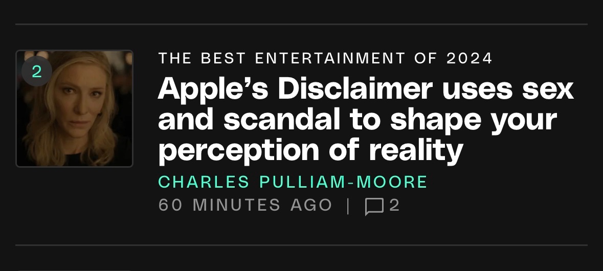 wait wha- OH IT'S A TV SHOW