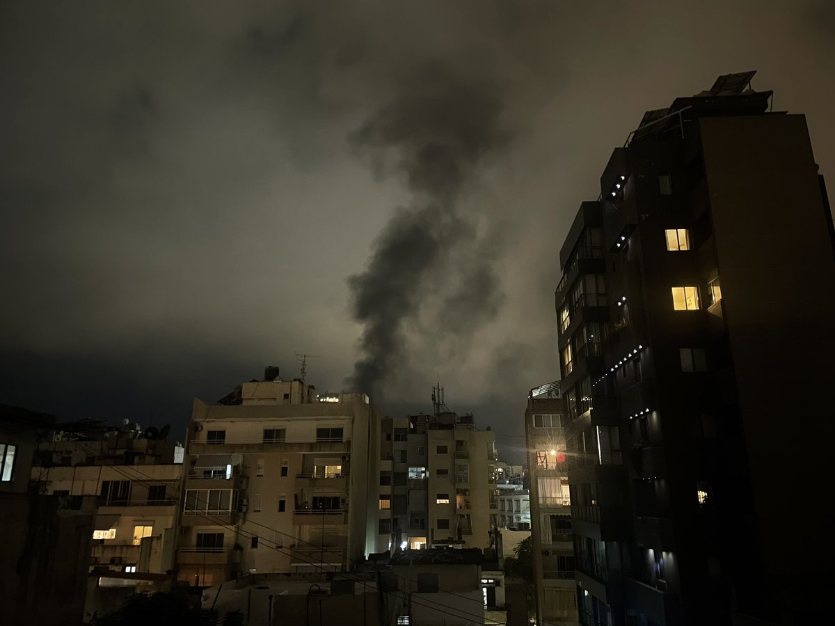 Strike on Beirut, Nouwiery now! 
Jets heard very loud prior to the attack while no explosions heard.
