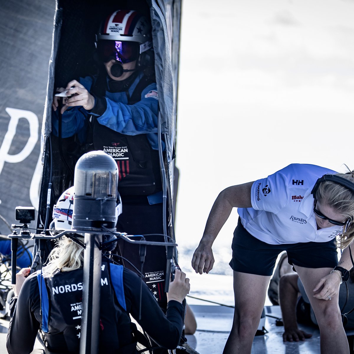 American Magic (@amermagicteam) on Twitter photo American Magic Women bounce back with a solid 3rd place finish in Race 5! 🌊💪 With light winds, only one race was held today, but the team is ready to take on three more tomorrow at 10:00 AM local. Let’s go! ⚡
#puigwomensamericascup #AmericasCup #AC37 American Magic Women bounce back with a solid 3rd place finish in Race 5! 🌊💪 With light winds, only one race was held today, but the team is ready to take on three more tomorrow at 10:00 AM local. Let’s go! ⚡
#puigwomensamericascup #AmericasCup #AC37