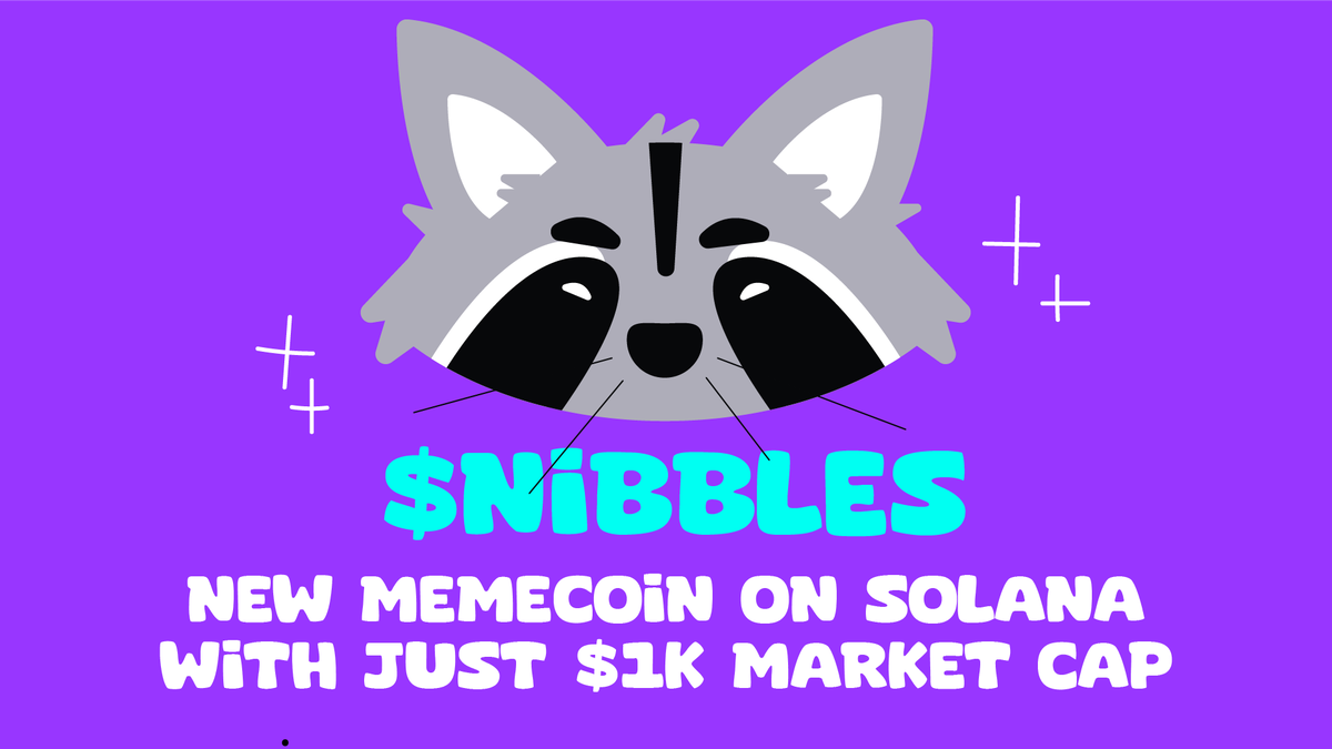 <a href="/NibblesRacoon/">Nibbles The Racoon</a>  New meme coin with a tiny $2k market cap and only 20 holders! Get in early before it blows up! 💥💸

dexscreener.com/solana/5ng2j5e…