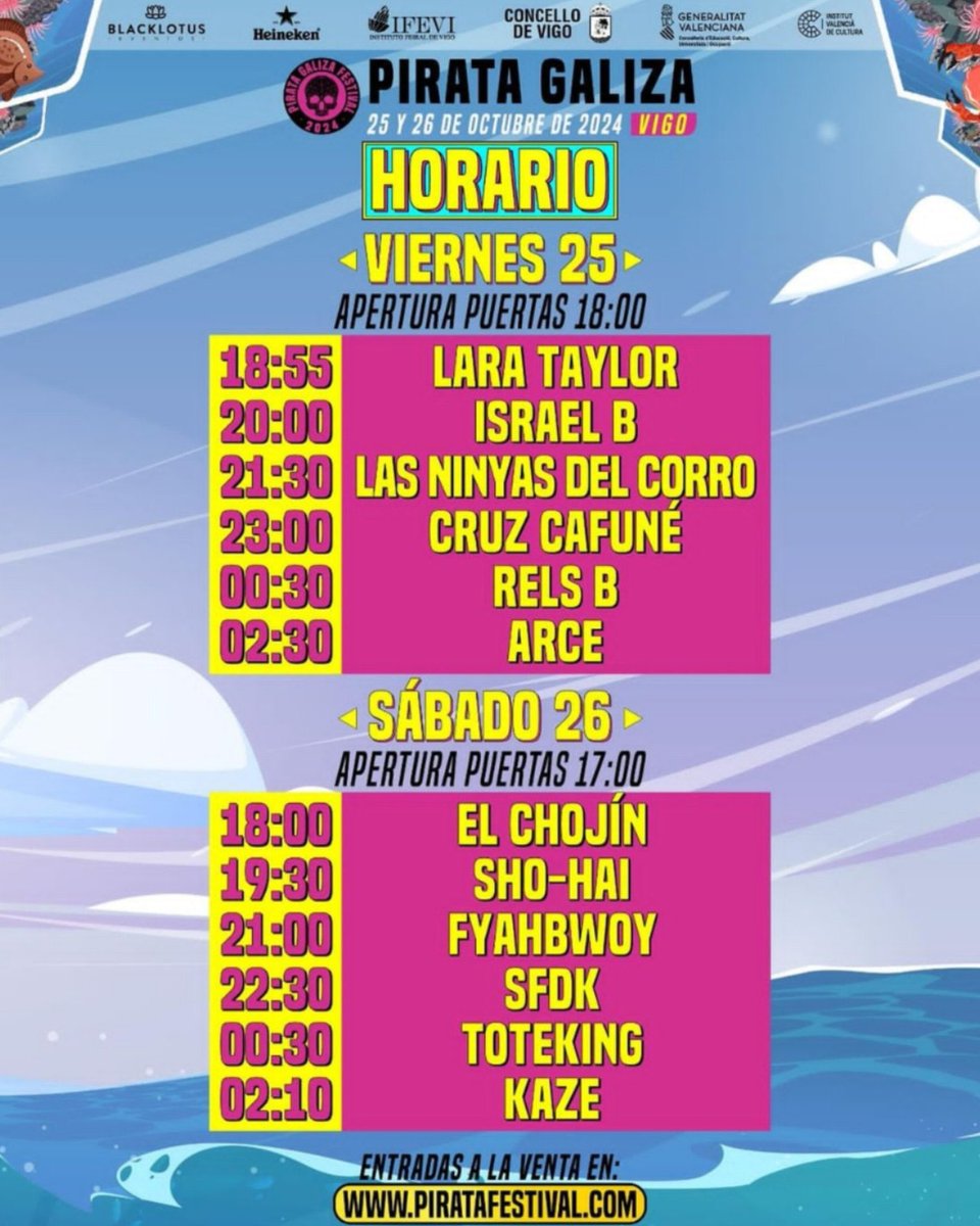 feeerchic's tweet photo. Vendo 1 abono para Festival Pirata Galiza Vigo 25-26 Octubre:) https://t.co/GvBoX2ZXMi