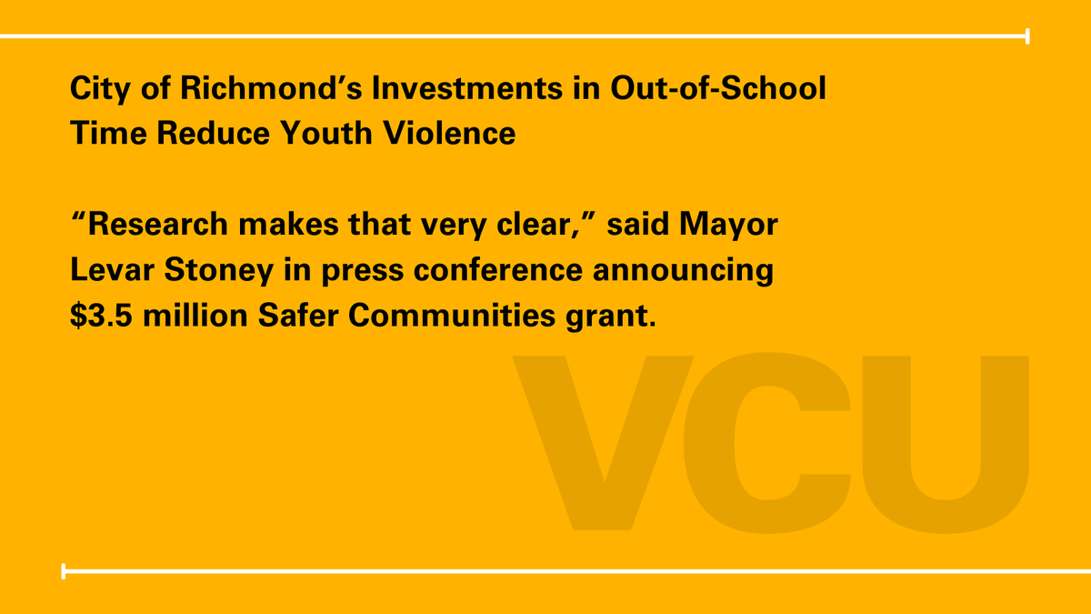 soph_vcu's tweet image. Mayor @LevarStoney cited research from @VCUSocHealth, @Clark_hill_inst, &amp;amp; @VCUHealth during his announcement about a $3.5 million Safer Communities grant from the Commonwealth of Virginia. Watch it here: youtube.com/watch?v=3O3ADJ…