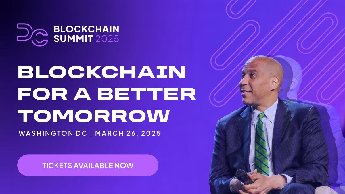 We're thrilled to announce that the DC Blockchain Summit is BACK for 2025. Join us on 3/26/25 to connect with policymakers, industry leaders, and blockchain enthusiasts. Together, we'll build a better tomorrow through blockchain. 

Register today:
dcblockchainsummit.com