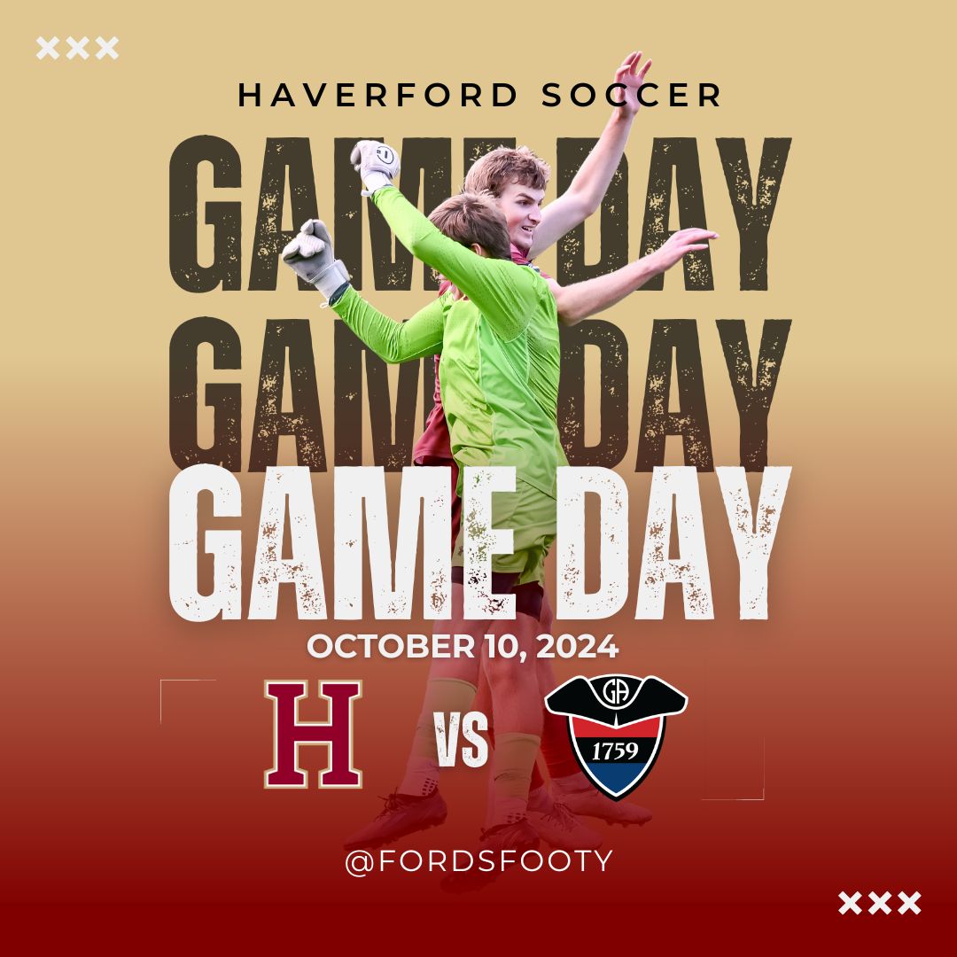The Fords travel to Germantown Academy today for another big Inter Ac matchup! Both Varsity and JV kick off at 4pm! #gofords #brotherhood #interacsoccer