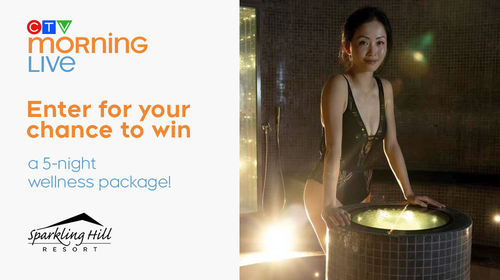 CTVYVRCommunity's tweet photo. ✨ Looking for a wellness getaway?✨
Watch @CTVMorningLive this week for the daily code word and enter for your chance to win a 5-night stay at @sparklinghill Resort. 💎
Enter here: https://t.co/hbKWIxCuvZ https://t.co/c7bmGPrQE9