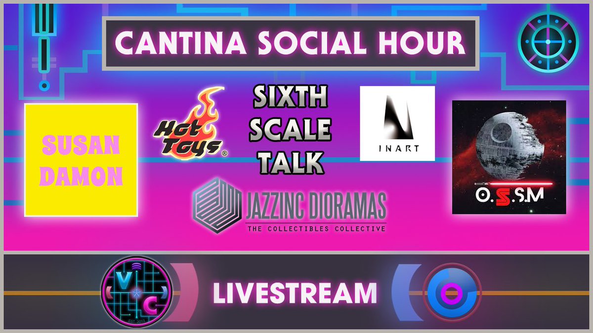 Victoria’s Cantina (On Threads Now) (@vicscantina) on Twitter photo Tomorrow! I’ll be live at 6PM PT for some Sixth Scale Talk with <a href="/bloosusan/">Susan the ☕️ 🦝</a> and One Sixth Scale Man. Join us for the latest Hot Toys, Inart, and Jazzinc discussion and more. As always, it’s sure to be a great time.
youtube.com/live/aZ2Iamfae… Tomorrow! I’ll be live at 6PM PT for some Sixth Scale Talk with <a href="/bloosusan/">Susan the ☕️ 🦝</a> and One Sixth Scale Man. Join us for the latest Hot Toys, Inart, and Jazzinc discussion and more. As always, it’s sure to be a great time.
youtube.com/live/aZ2Iamfae…