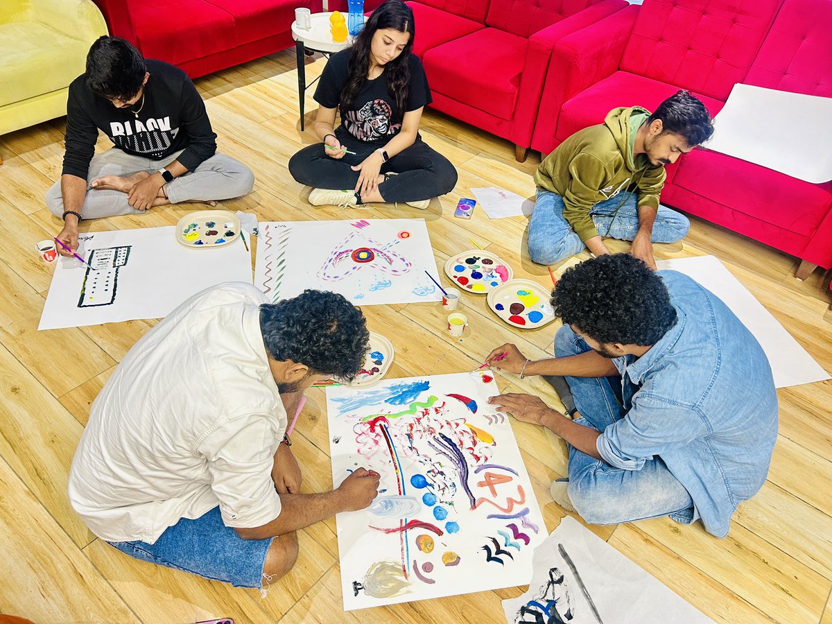 Hosted a well-being &amp; art therapy session at a corporate—huge success! Art therapy is a game changer for stress relief &amp; mental health at work. More sessions soon! #CorporateWellness #ArtTherapy